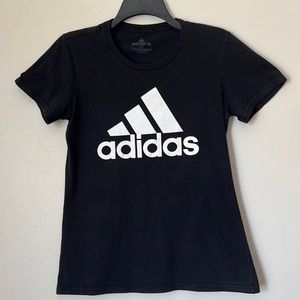 Adidas Logo Crewneck Tee Womens Small